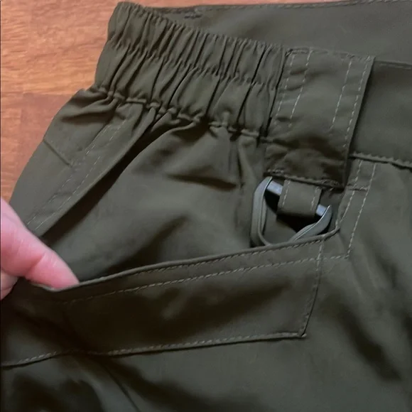 Olive Green Men's Cargo tactical Pants - Picture 3 of 16